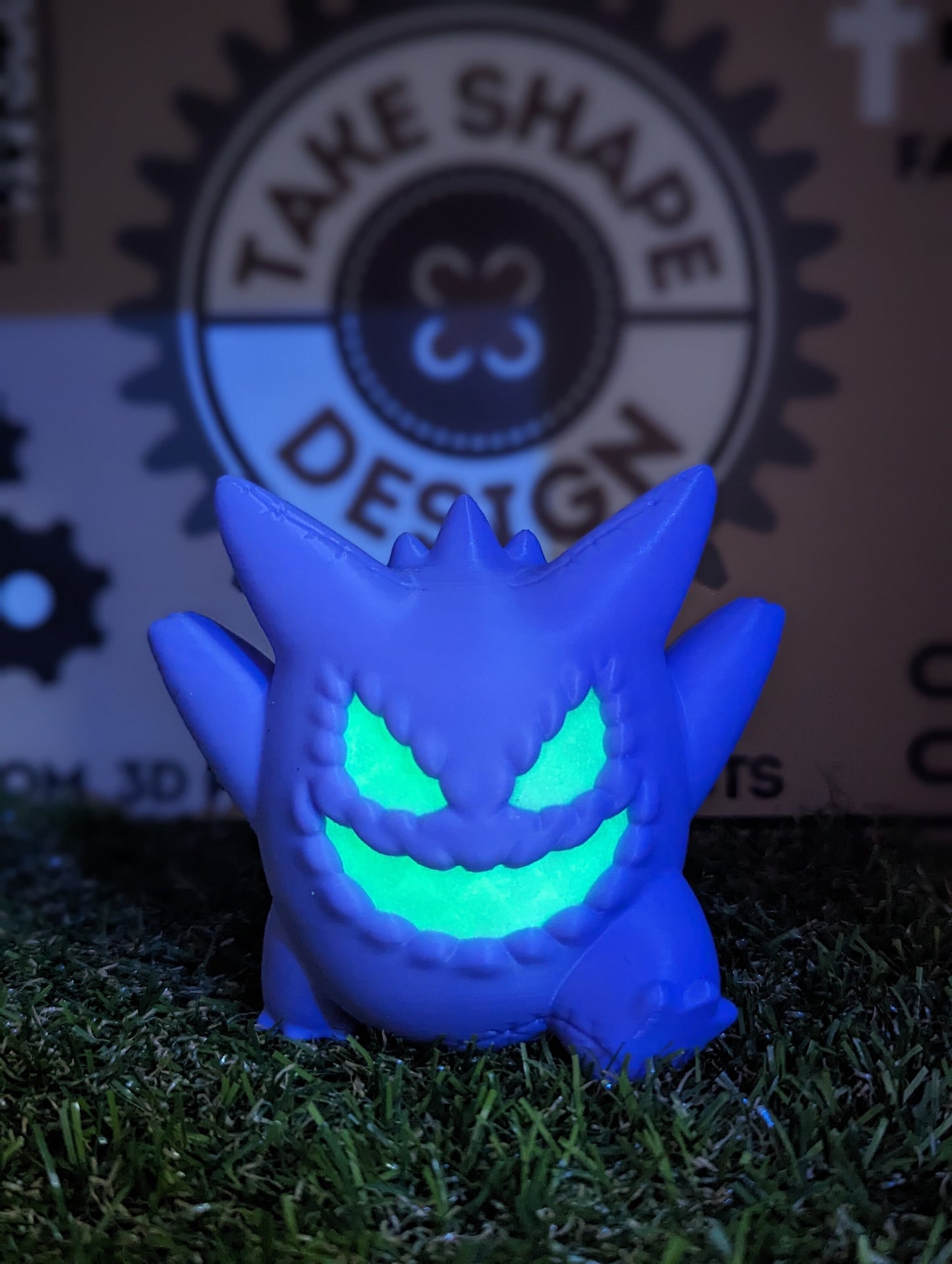 Gengar Pokémon Glow In The Dark Figures