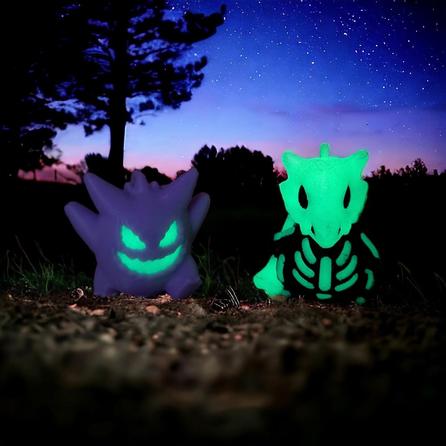 Pokémon Glow In The Dark Key Chains / Hangers